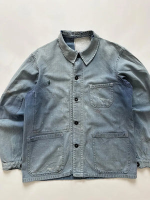 1960s Faded French Work Jacket - M