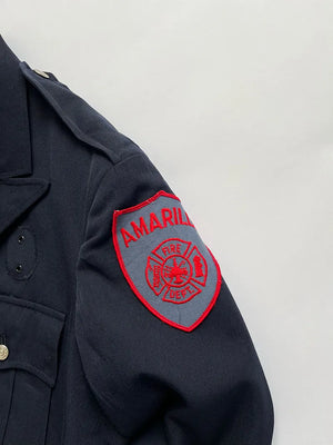 70s Amarillo Fire Department Jacket - L