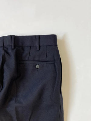 1997 Italian Navy Wool Trousers - W32 L32