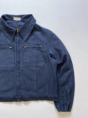 1980s Italian Navy Work Jacket - M