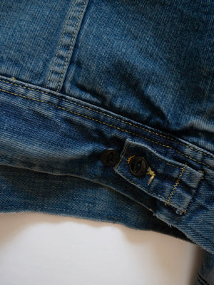 60s 70s Lee Storm Rider Denim Jacket 101LJ - XL
