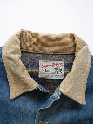 60s 70s Lee Storm Rider Denim Jacket 101LJ - XL