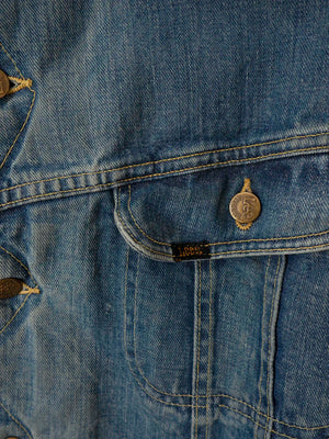 60s 70s Lee Storm Rider Denim Jacket 101LJ - XL