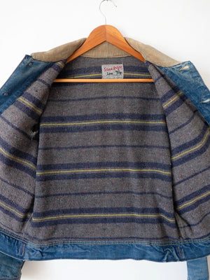 60s 70s Lee Storm Rider Denim Jacket 101LJ - XL