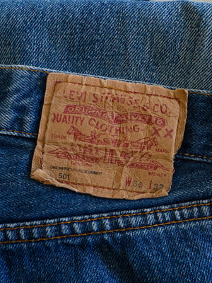 90s Levi's 501 Dark Blue - W34 L32