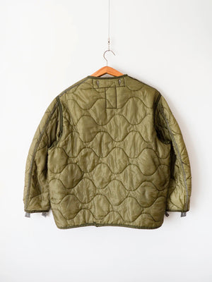 Liner M65 US Army, vista posteriore con dettaglio trapuntatura