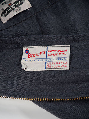 Etichetta Work jacket mr2ply vintage colore grigio con
