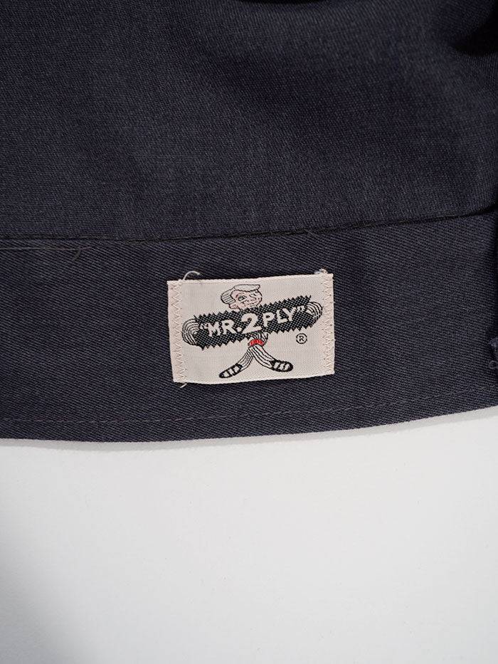 Etichetta della Work jacket mr2ply vintage colore grigio con