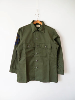 OG-507 vintage US Air Force utility shirt, size XL, with a Chief Master Sergeant rank patch on the left sleeve.