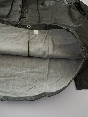 80s 90s Italian Navy Rain Jacket - XL