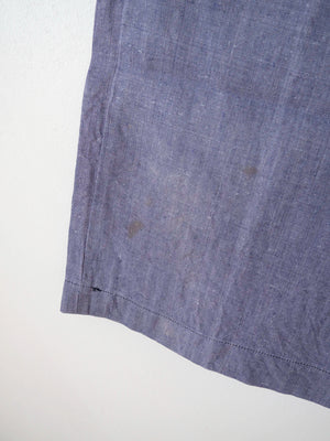 Dettaglio dell'orlo, pantaloni Marina Francese in ramie anni '50