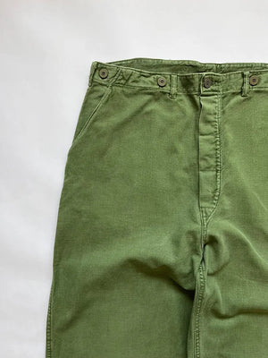 Work pants 1960s Swedish Army 34X34