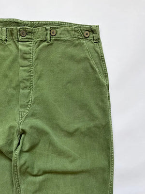 Work pants 1960s Swedish Army 34X34