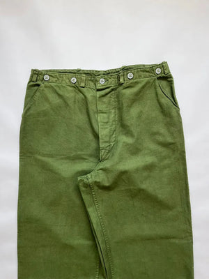 Work pants 1940s Swedish Army 36X34