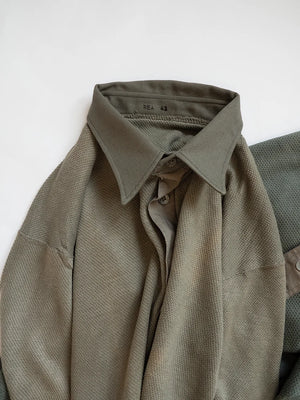 1940s Swedish Army Shirt Polo
