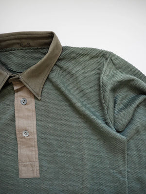 1940s Swedish Army Shirt Polo