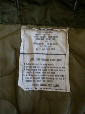 70s US Army M65 Liner - L