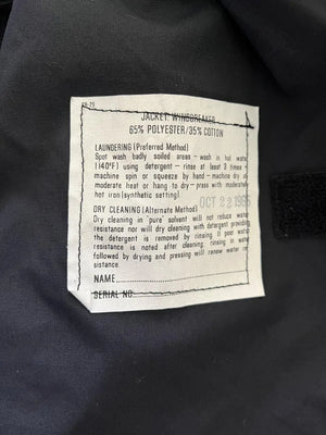 80s US Navy Light Jacket Black - M