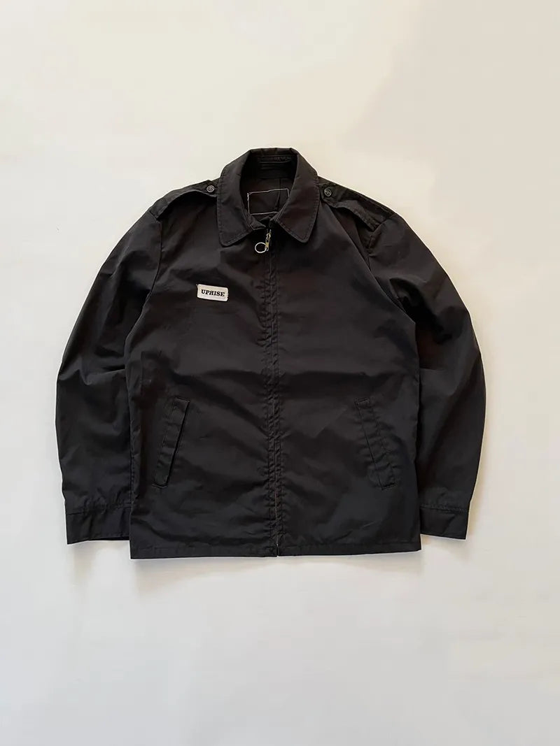 80s US Navy Light Jacket Black - L/XL