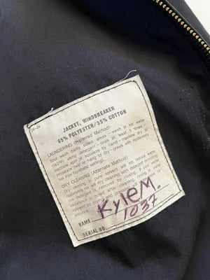 80s US Navy Light Jacket Black - L/XL