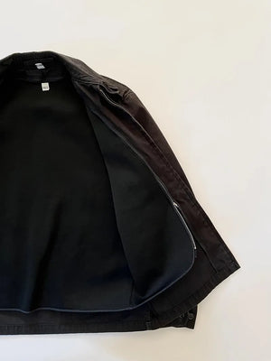 80s US Navy Light Jacket Black - L