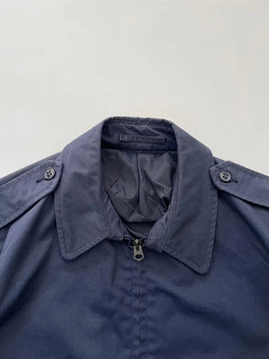 60s 70s USAF Light Jacket Blue - M/L
