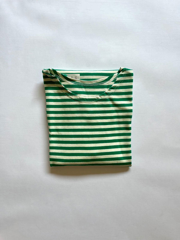 Russian Striped Shirt Telnyashka Green