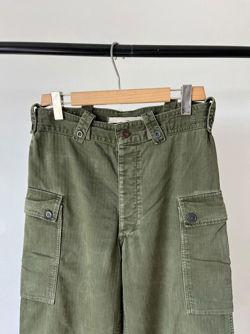 vintage military pants and shorts