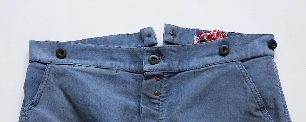Vintage pants in moleskine francese anni 50