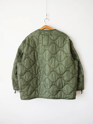 Liner M65 US Army, vista posteriore con dettaglio trapuntatura