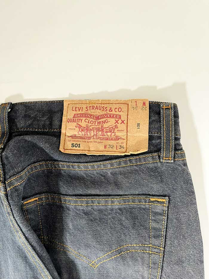 Levi's 501 raw 90s (31x34)