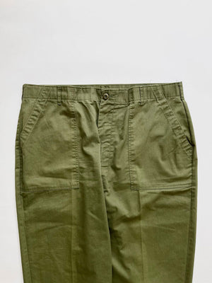Fatigue pants OG 507. Production 1970. In deadstock condition. Military uniform that represented a turning point in the history of military clothing of the US Army.