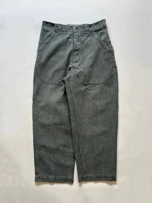 60 - 70s Swiss Army Denim Work Pants - W32 L30