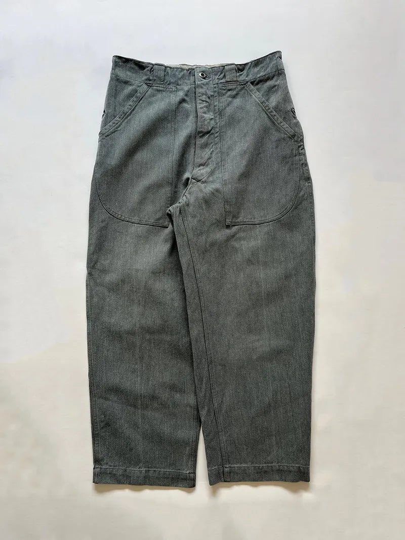 60 - 70s Swiss Army Denim Work Pants - W32 L30