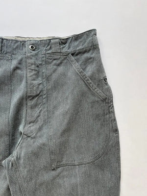 60 - 70s Swiss Army Denim Work Pants - W32 L30