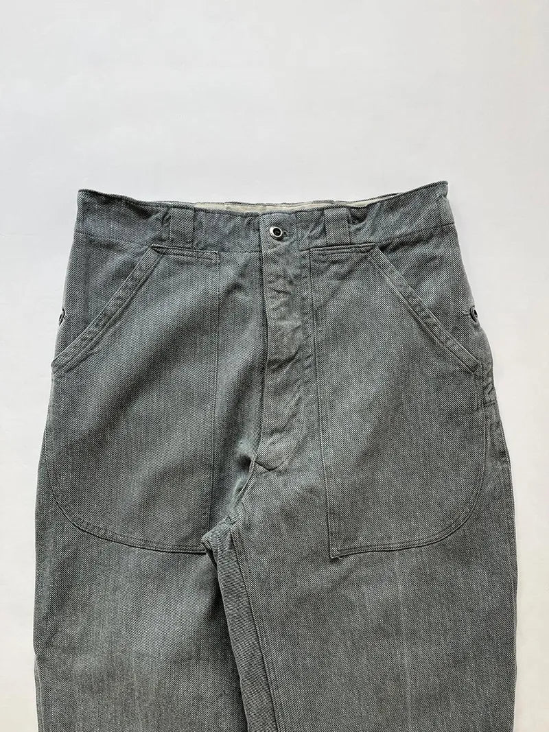 60 - 70s Swiss Army Denim Work Pants - W32 L30