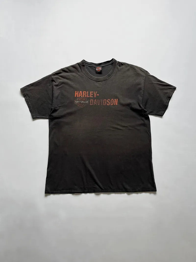 00s Harley Davidson Brown Tee - XXL