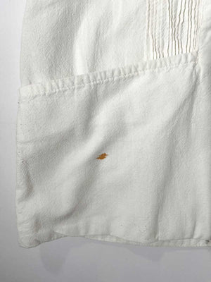 Guayabera mexicaine blanche vintage S