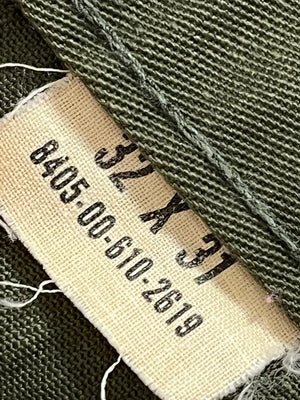 1970s Fatigue pants OG 507 - 30x32