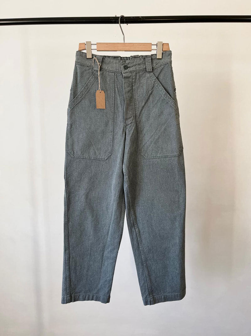 60s 70s Swiss Army Denim Work Pants - W30 L34