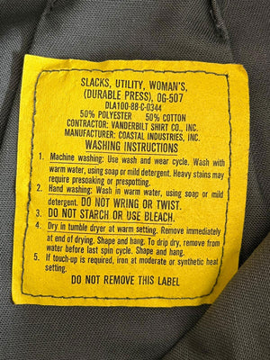 Pantalon de treillis des années 1980 OG 507 - 29x34