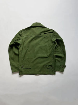 50s 60s Italian Cotton Jacket - M