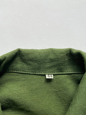 50s 60s Italian Cotton Jacket - M