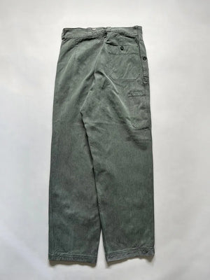 60 - 70s Swiss Army Denim Work Pants - W32 L34