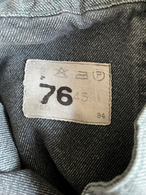 Pantalon de travail en jean de l'armée suisse des années 60-70 - W33 L34