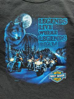 Graphic "Legens Live where legends roam"
