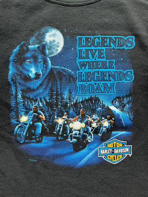 Graphic "Legens Live where legends roam"