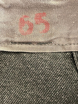 60s 70s Swiss Army Denim Work Pants - W33 L30
