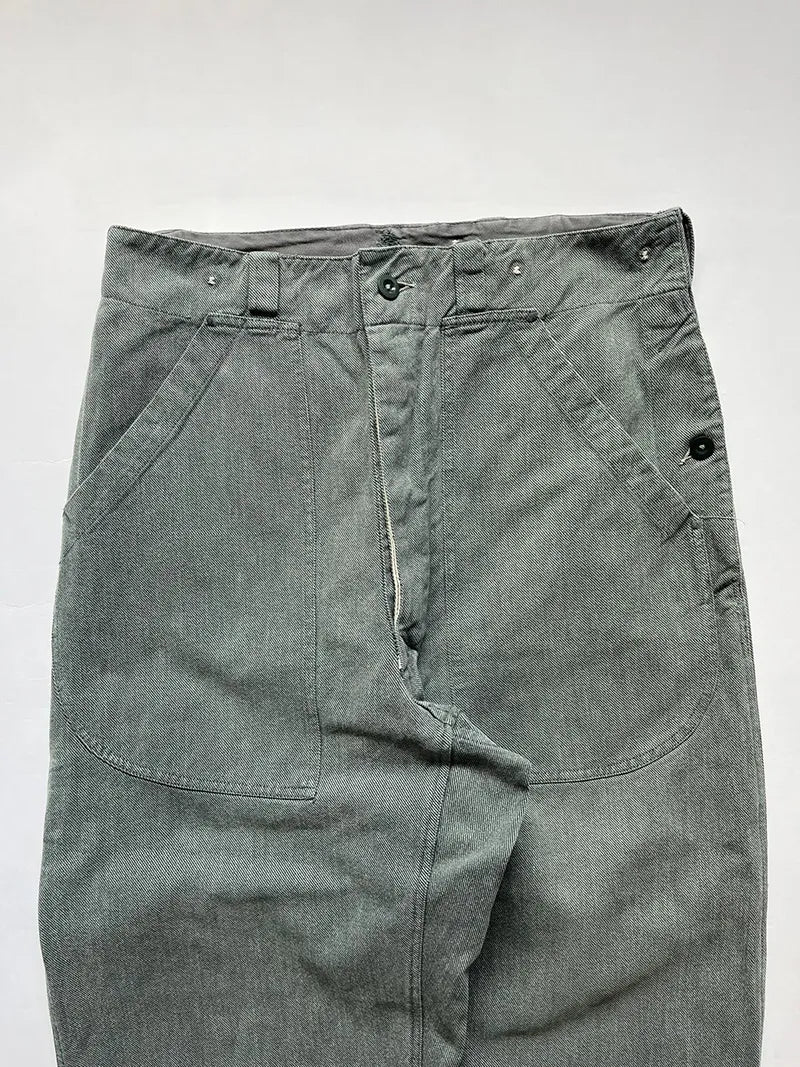 60 - 70s Swiss Army Denim Work Pants - W32 L34