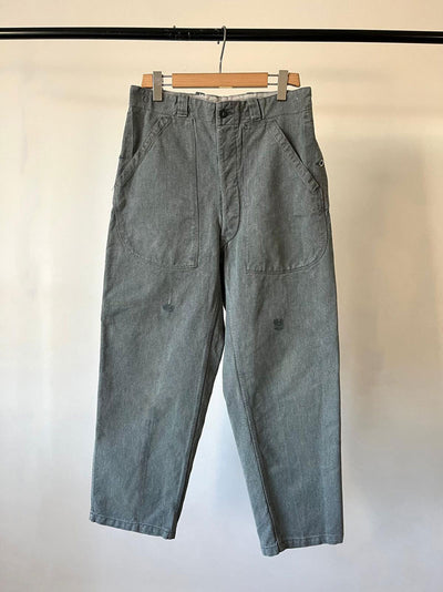 Pantalon de travail en denim de l’armée suisse des années 60 70 - W33 L34